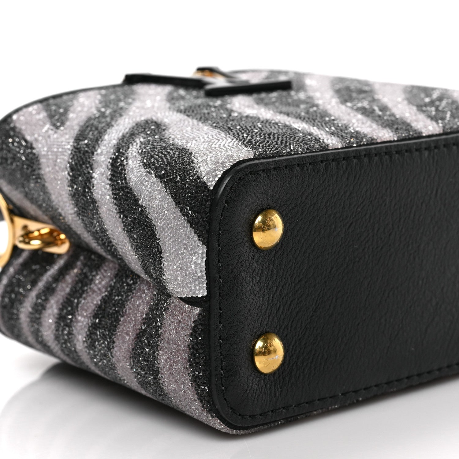 Louis Vuitton Swarovski Calfskin Capucines Mini Zebra 7 of 8