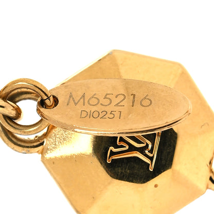 Louis Vuitton LV Facettes Bag Charm Key Holder Gold 4 of 4