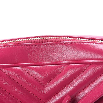 Saint Laurent Calfskin Matelasse Monogram Lou Camera Bag Bright Pink 8 of 8