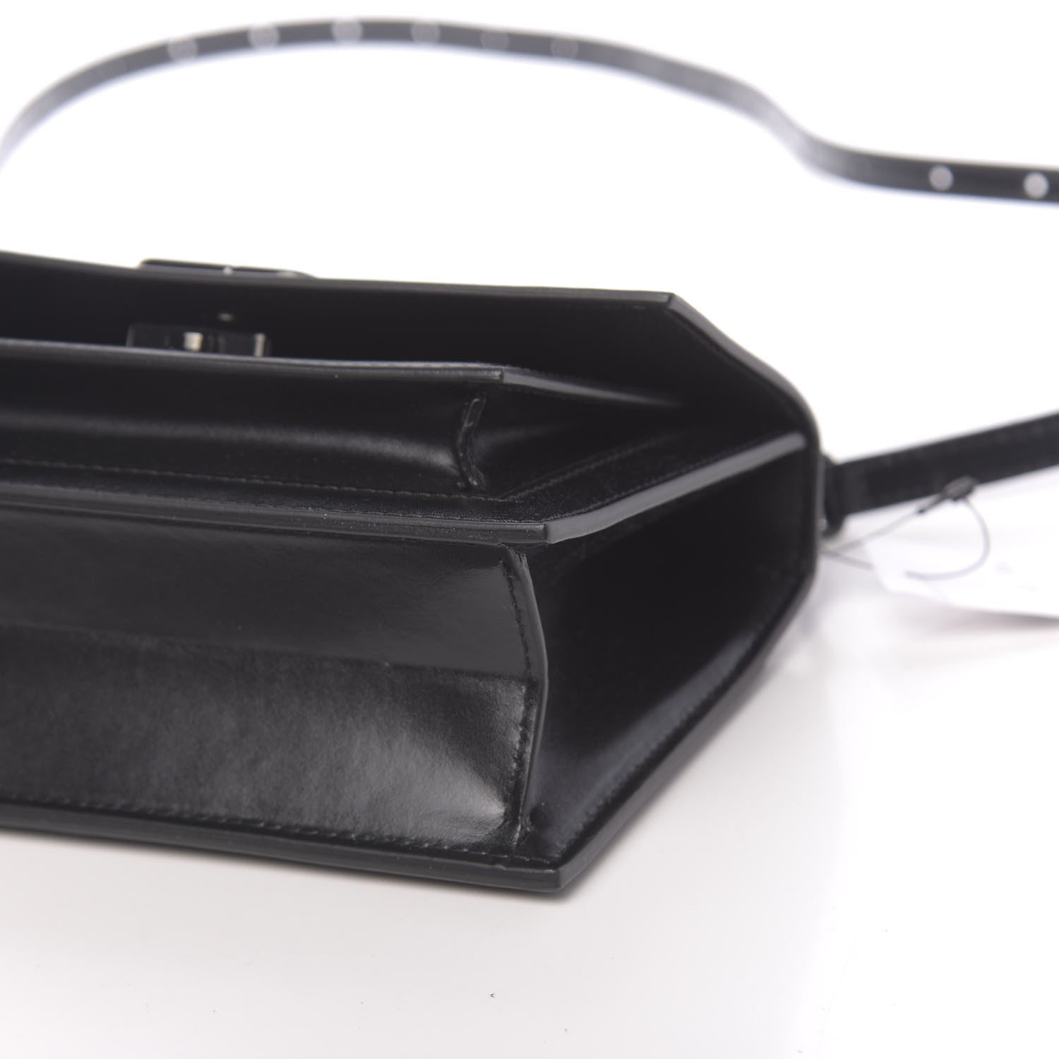 Balenciaga Box Calfskin Monochrome XS Sharp Top Handle Bag Black 9 of 9