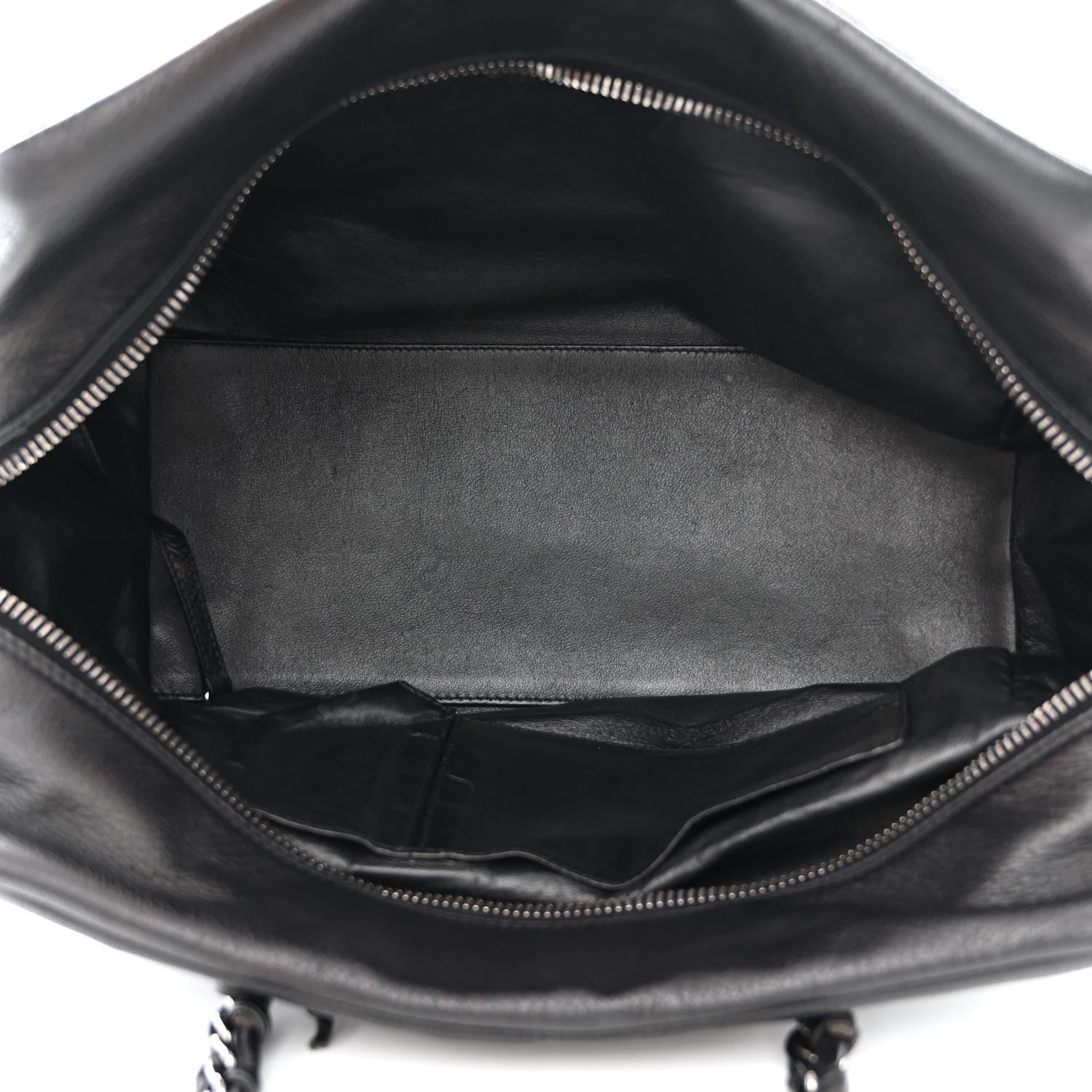 Chanel Deerskin Luxe Ligne Large Bowler Black 5 of 12