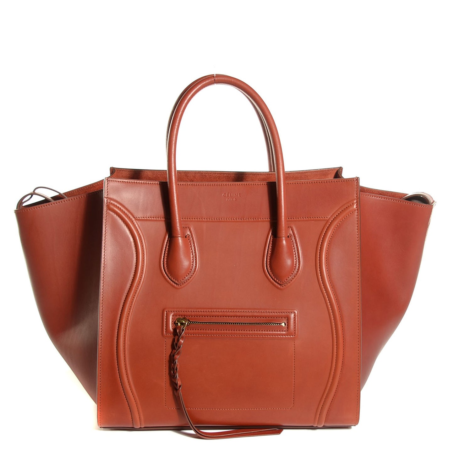 Natural Calfskin Medium Phantom Luggage Brick