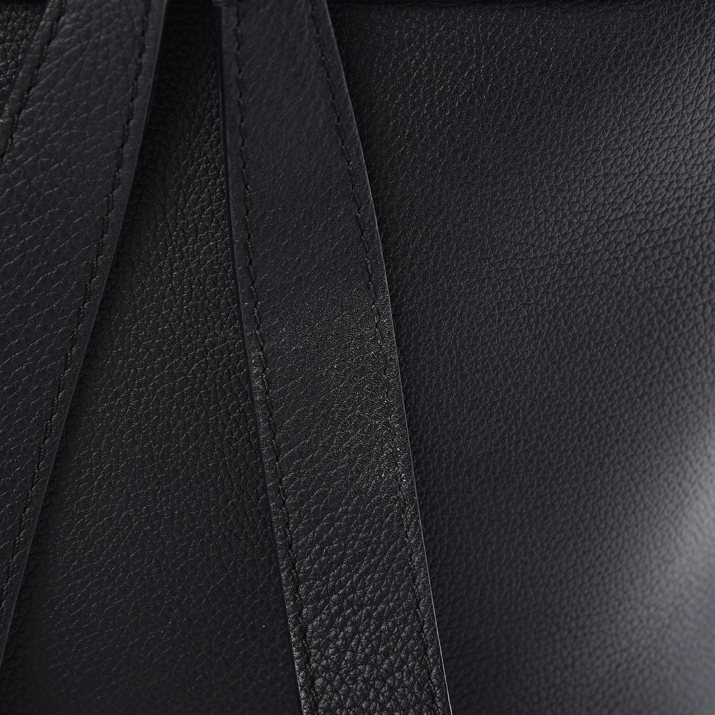 Calfskin Lockme Backpack Black