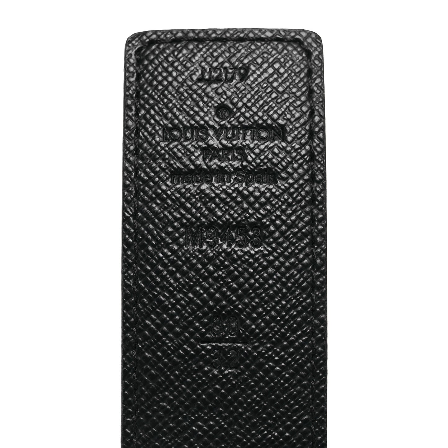 Calfskin Monogram 30mm LV Initiales Reversible Belt 80 32 Black