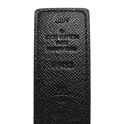 Louis Vuitton Calfskin Monogram 30mm LV Initiales Reversible Belt 80 32 Black 7 of 8