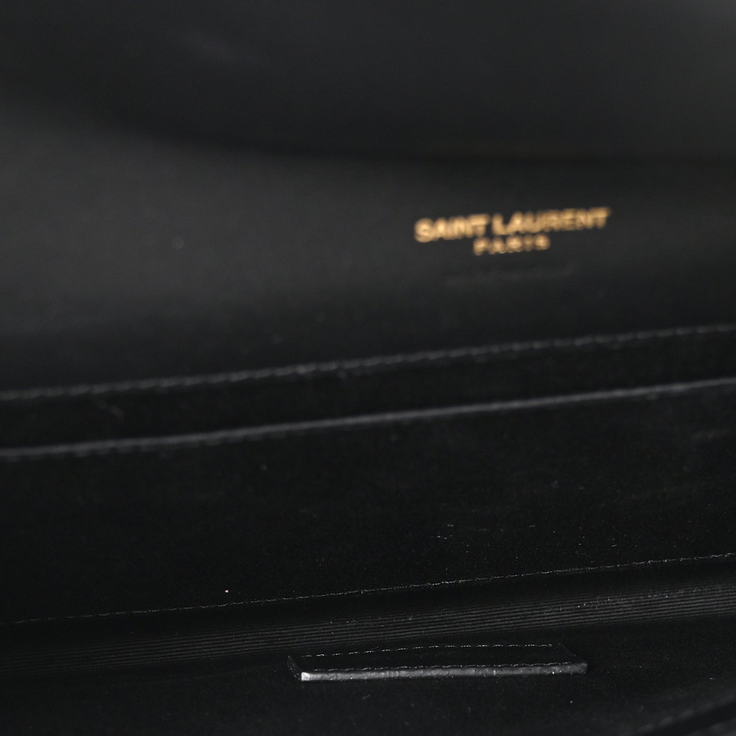 Nappa Patent Calfskin Two-Toned Monogram Pouch Alabastro Black