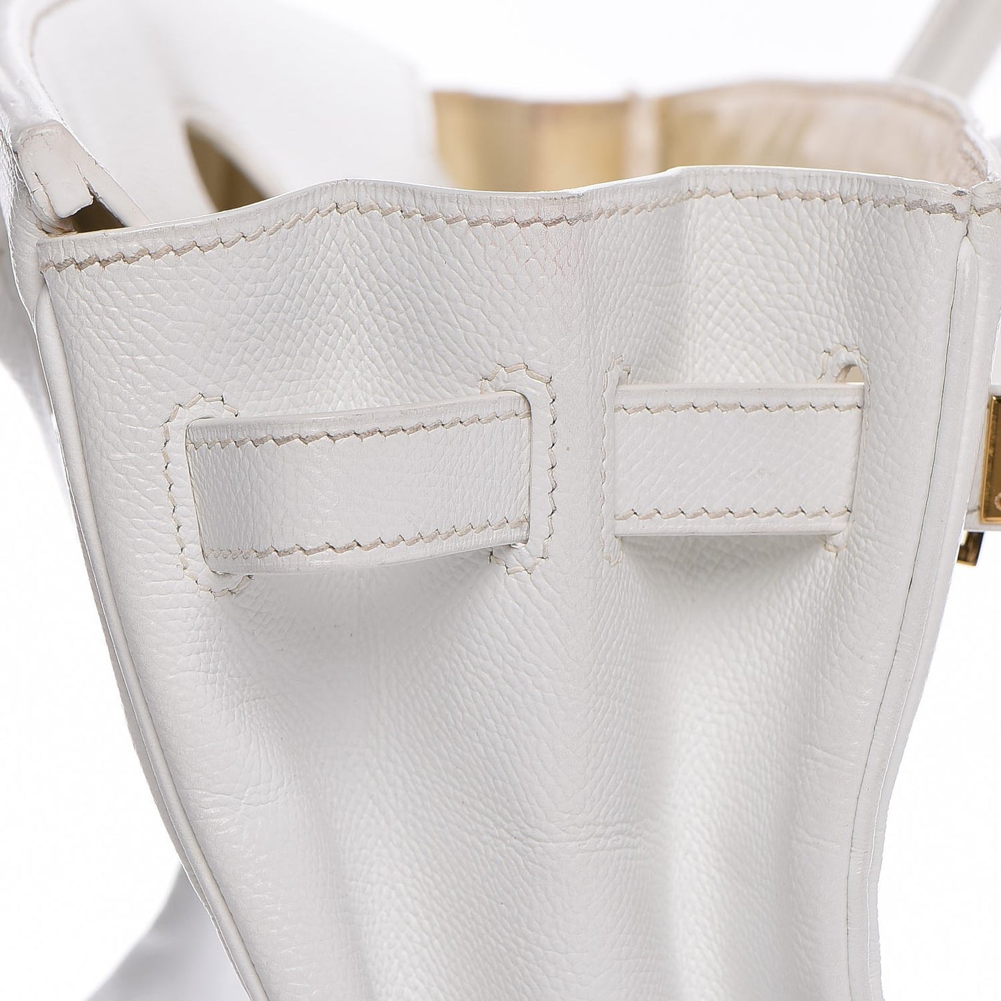 Epsom Birkin 30 White
