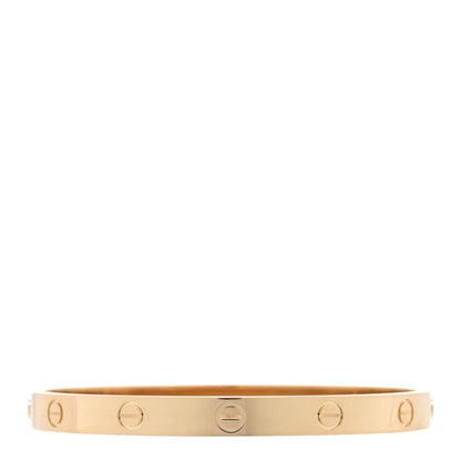 Cartier 18K Yellow Gold LOVE Bracelet 18 1 of 7