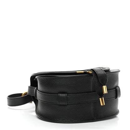Chloe Calfskin Mini Marcie Round Crossbody Bag Black 4 of 9