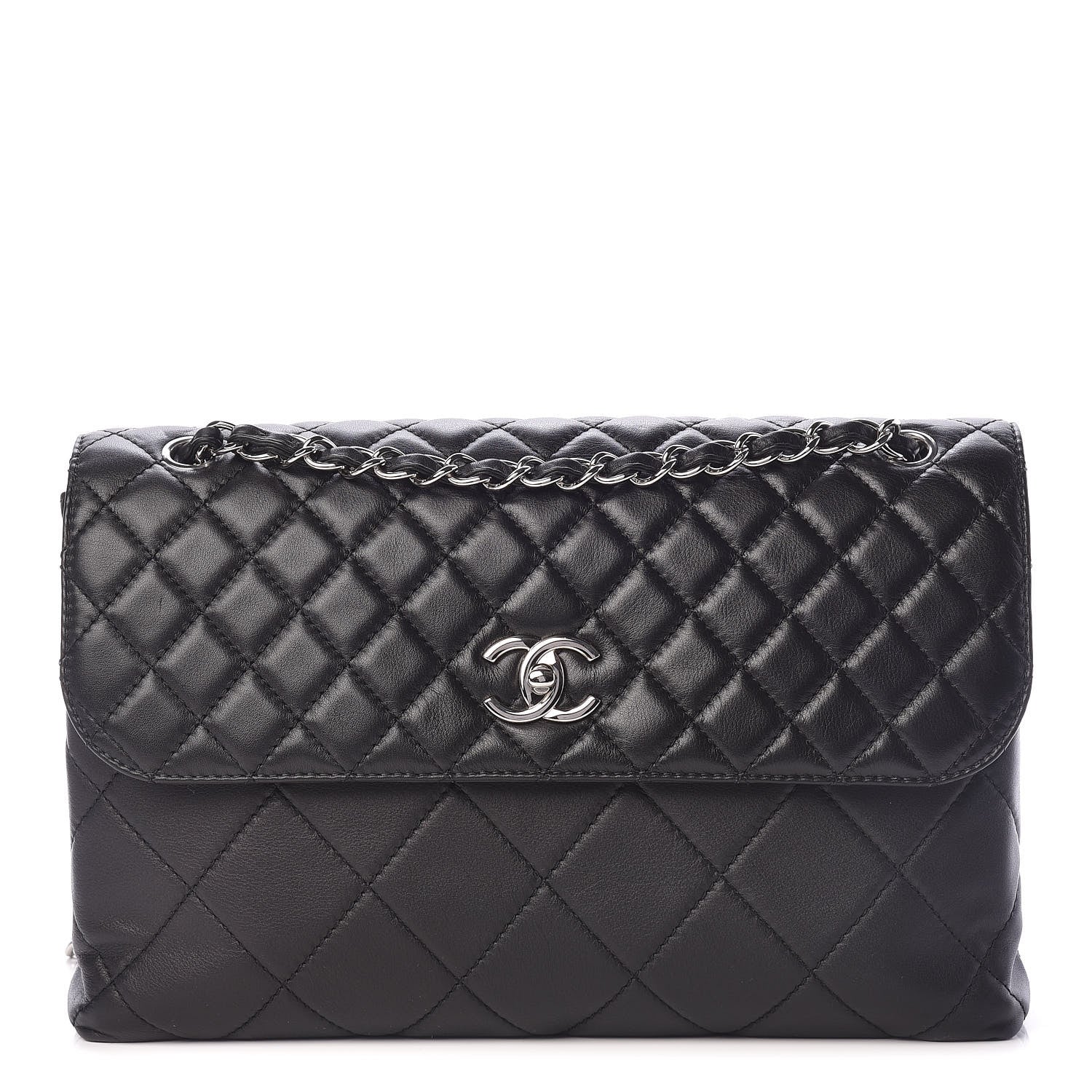 Chanel Calfskin Quilted In The Business Flap Bag Black 1 of 10