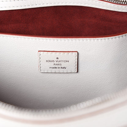 Louis Vuitton Veau Soie Calfskin Perforated SC Bag PM White 6 of 7