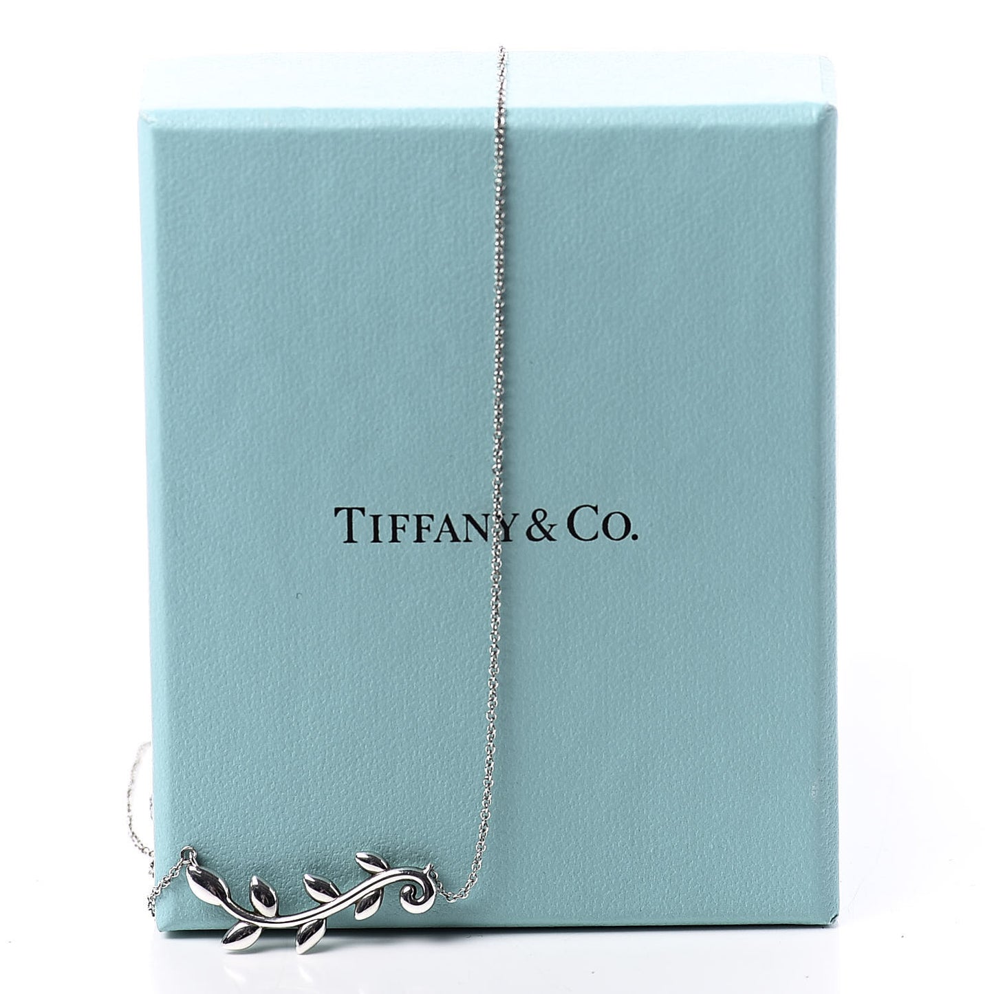 Sterling Silver Paloma Picasso Olive Leaf Vine Pendant Necklace