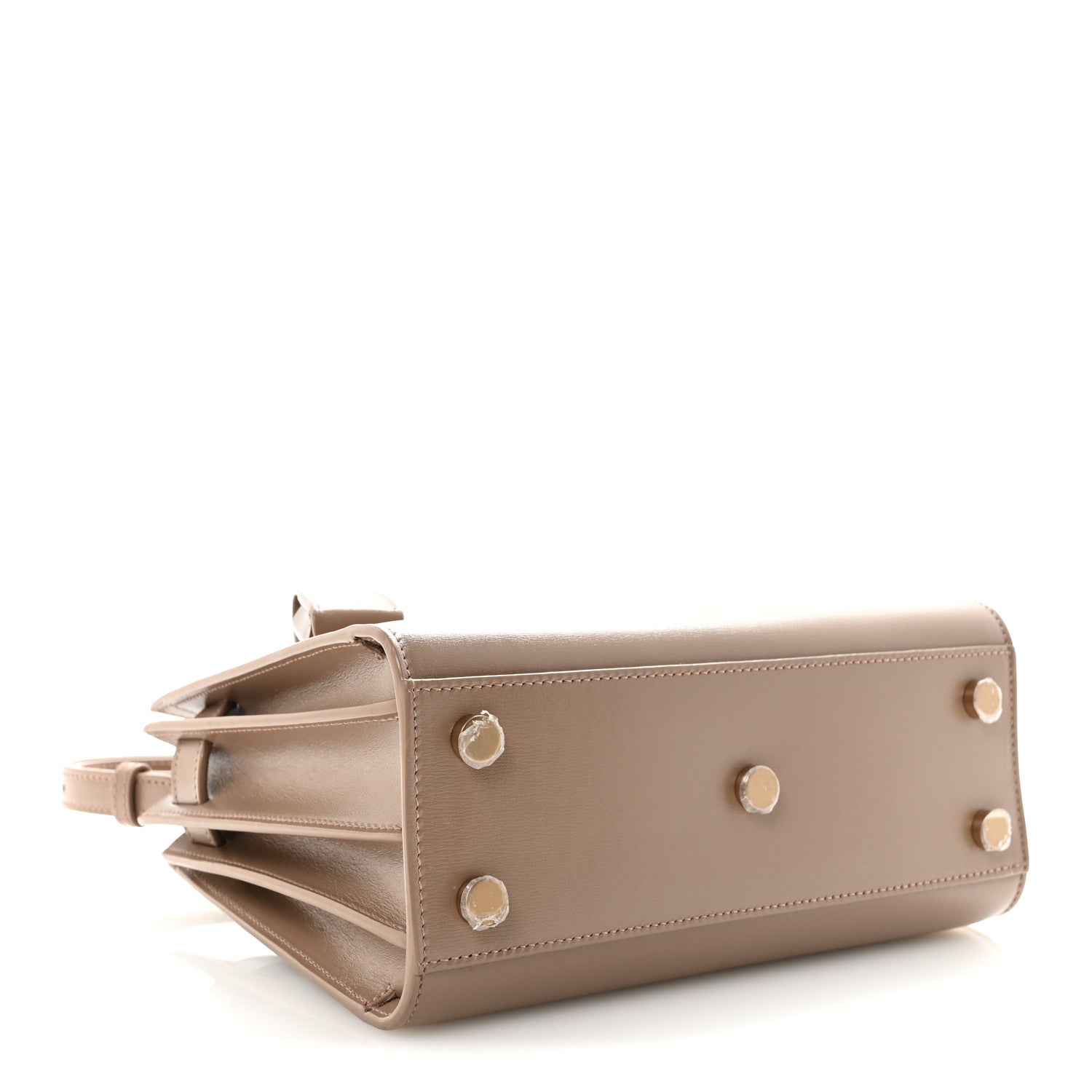 Saint Laurent Calfskin Nano Sac De Jour Dark Beige 4 of 9