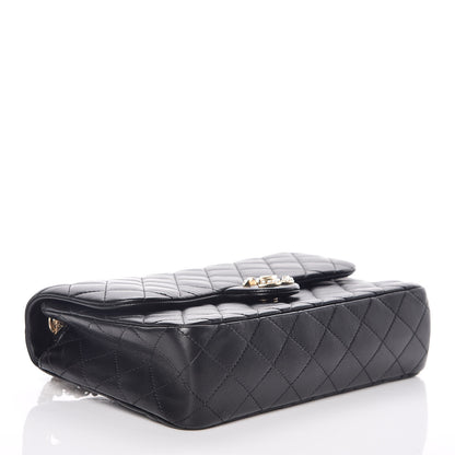 Chanel Lambskin Quilted Medium Westminster Pearl Flap Black 5 of 11