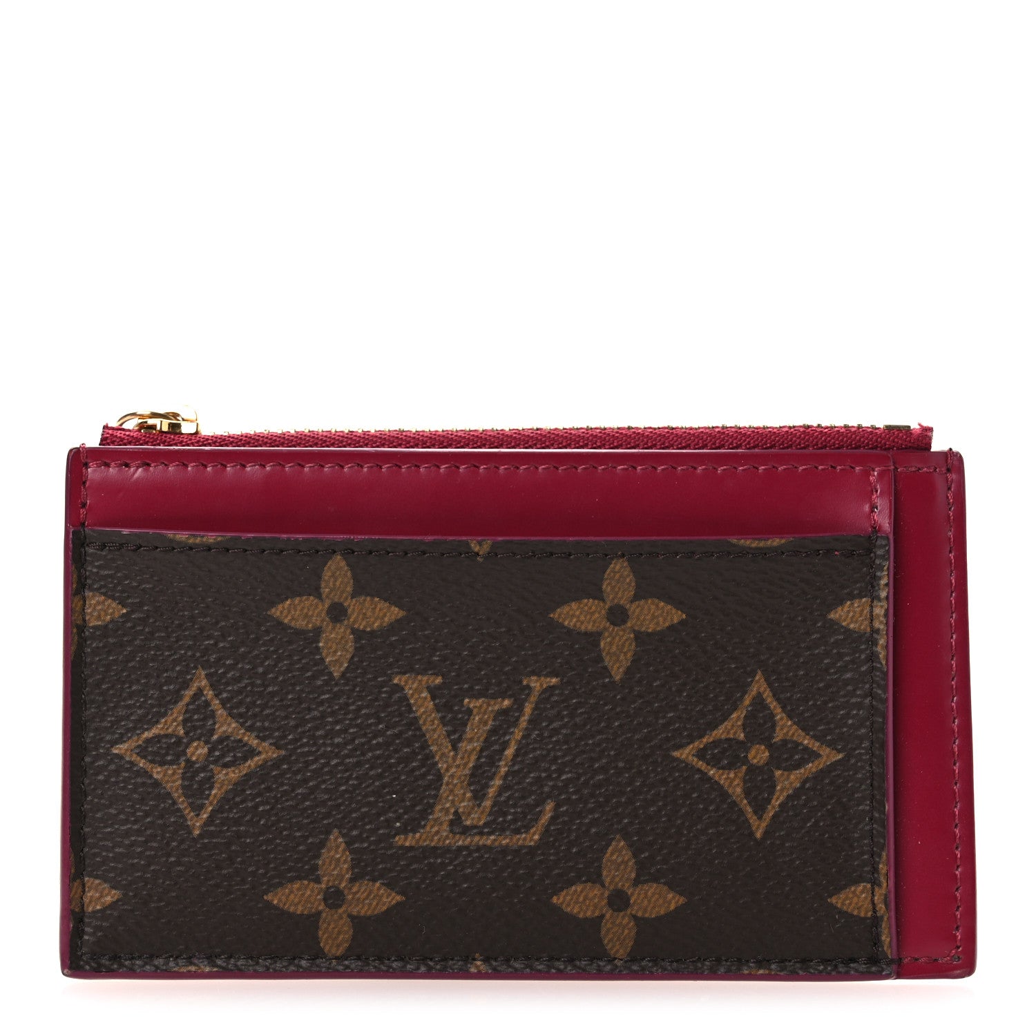 Louis Vuitton Monogram Zipped Card Holder Fuchsia 1787143