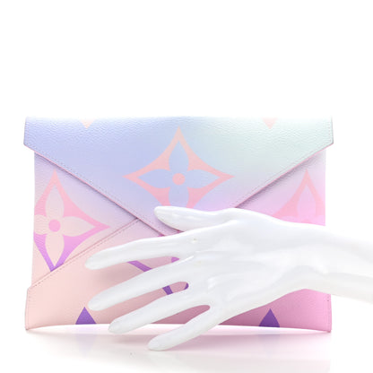 Louis Vuitton Monogram Giant Spring In The City Kirigami Pochette Set Sunrise Pastel Midnight Fuchsia Sunset Kaki 2 of 6