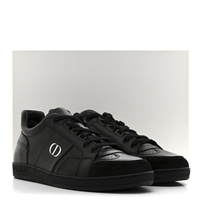 Christian Dior Calfskin Suede Logo Sneakers 40 Black 10 of 10