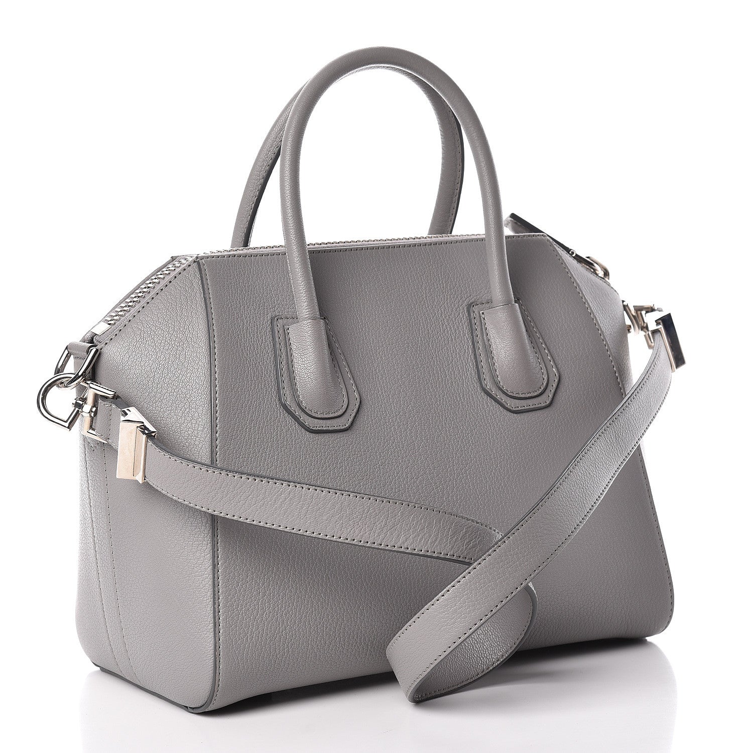 Givenchy Sugar Goatskin Small Antigona Pearl Grey 3 of 14