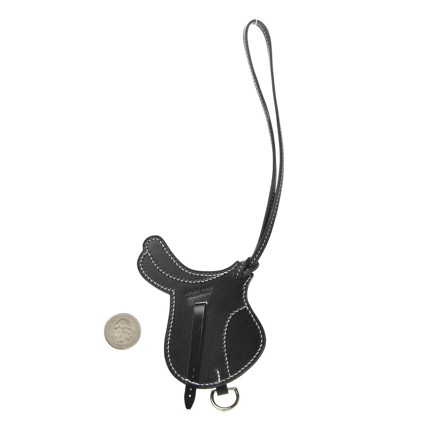 Box Paddock Selle Horse Saddle Bag Charm Black