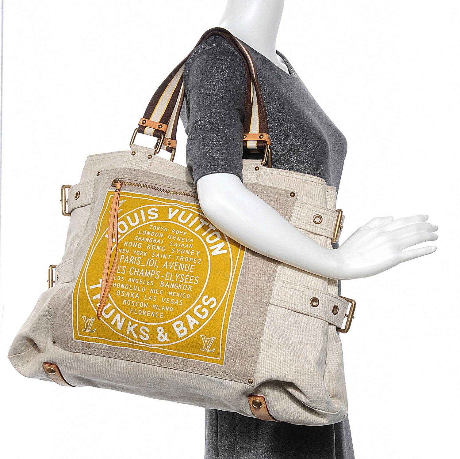 Louis Vuitton Toile Globe Shopper Cabas GM 2 of 8