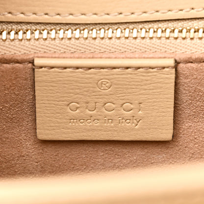 Gucci Azalea Calfskin Horsebit 1955 Shoulder Bag Bubble Tea 6 of 12