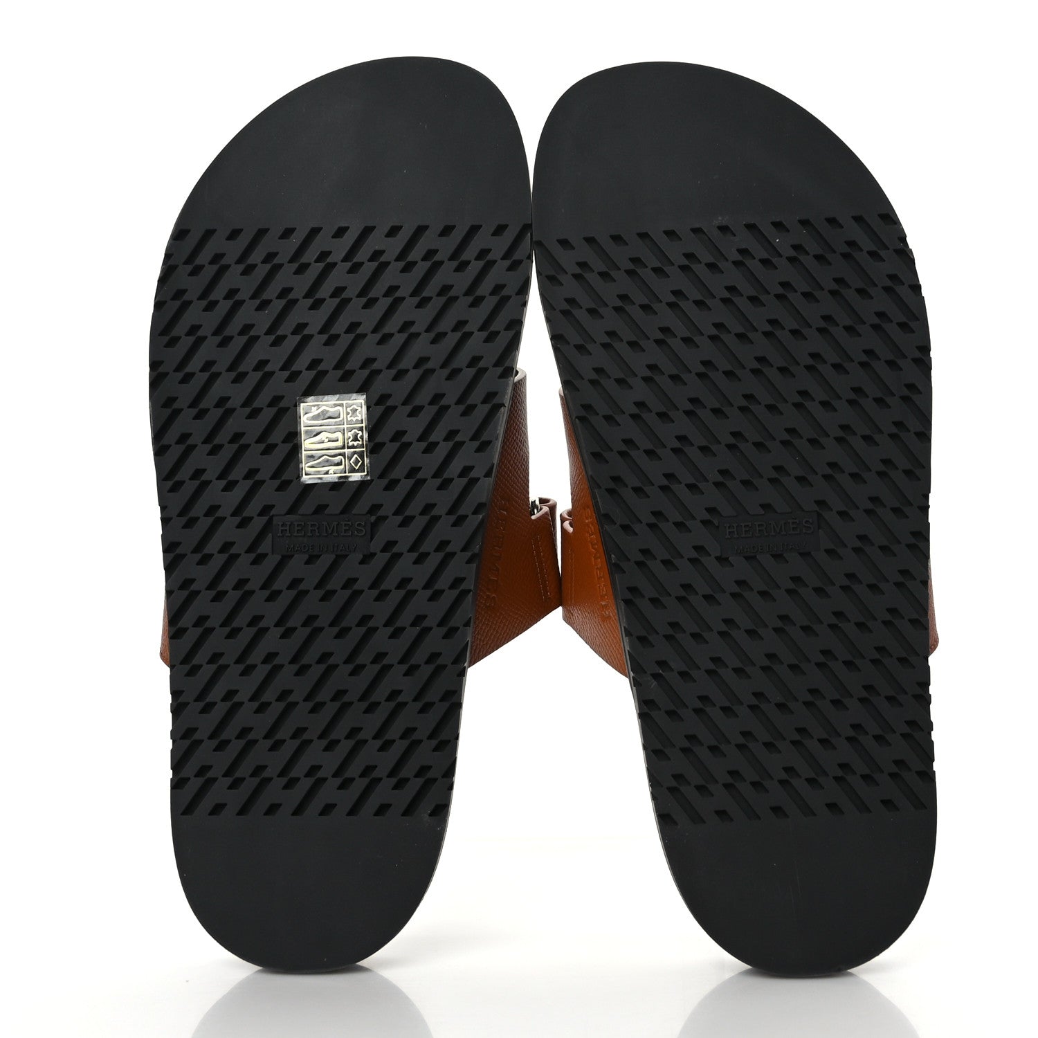 Hermes Epsom Womens Chypre Sandals 38 Natural 5 of 8