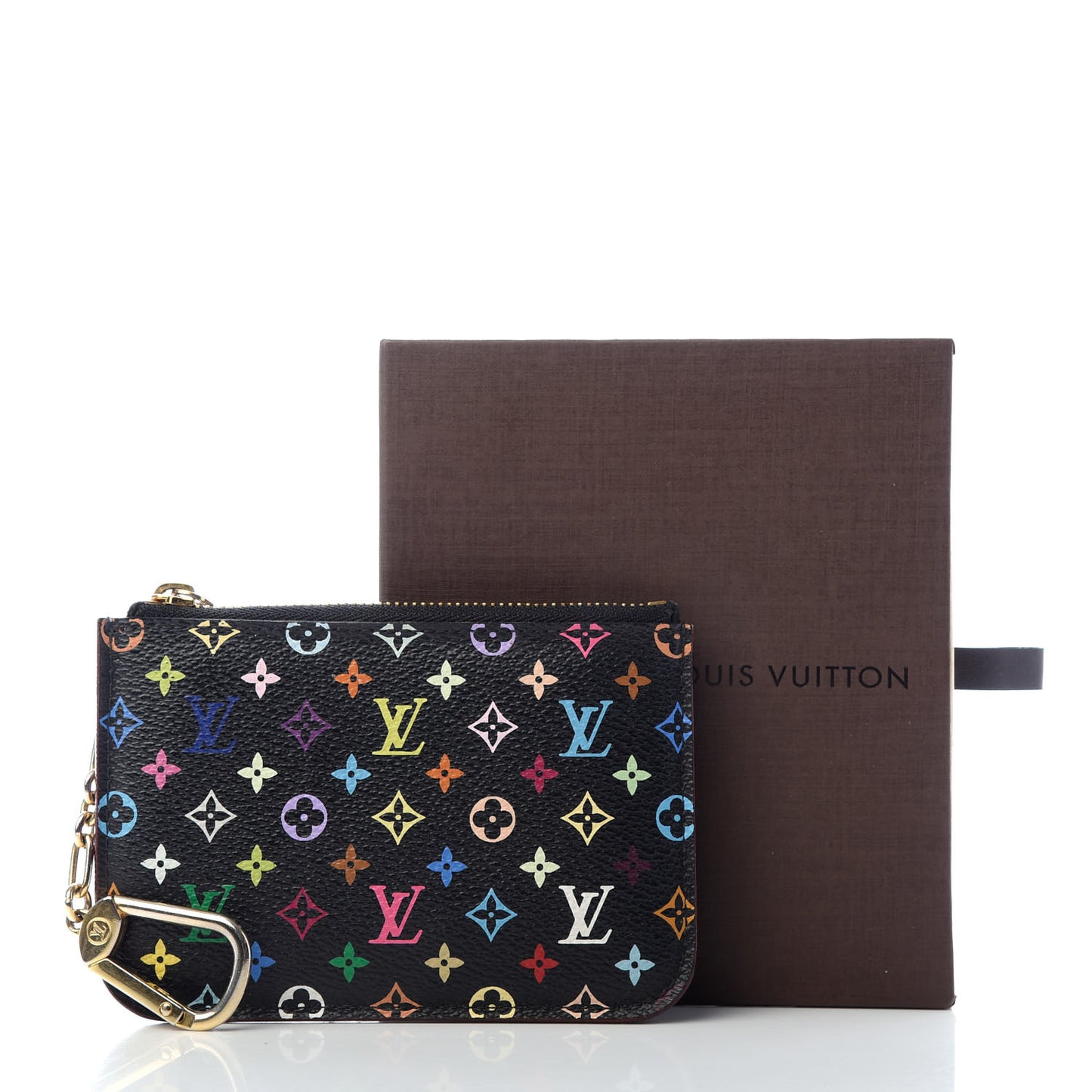 Monogram Multicolor Key Pouch Black Grenade
