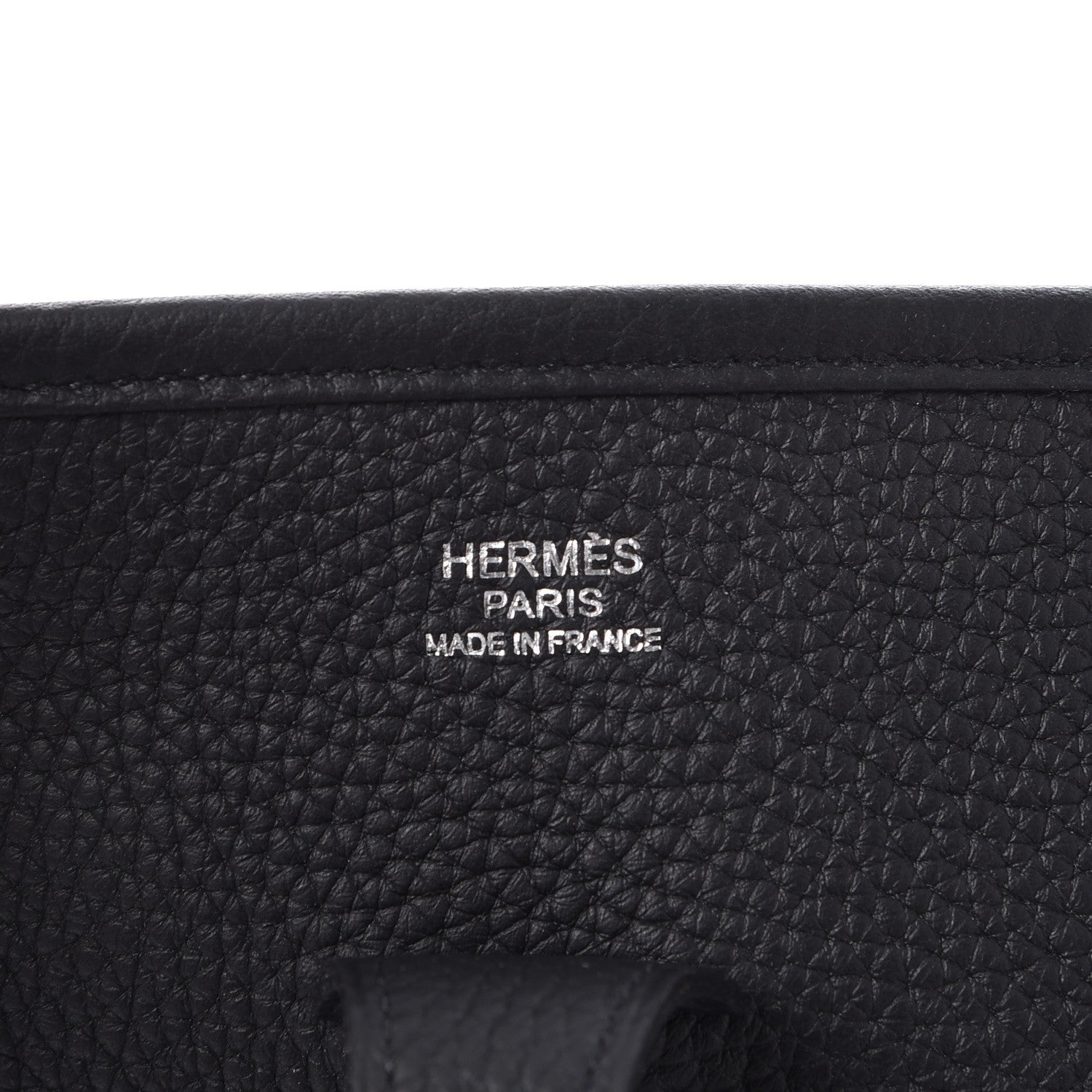Hermes Taurillon Clemence Evelyne III PM Black 6 of 7