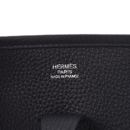 Hermes Taurillon Clemence Evelyne III PM Black 6 of 7