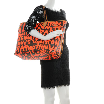 Louis Vuitton Monogram Graffiti Neverfull GM Orange 2 of 7