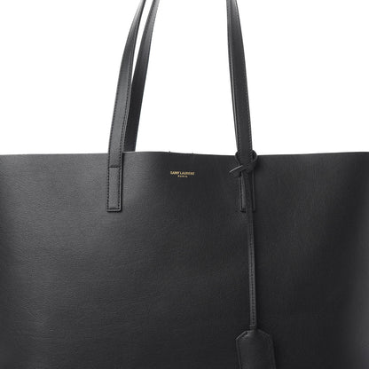 Saint Laurent Calfskin Large Shopping Tote Black 9 of 12
