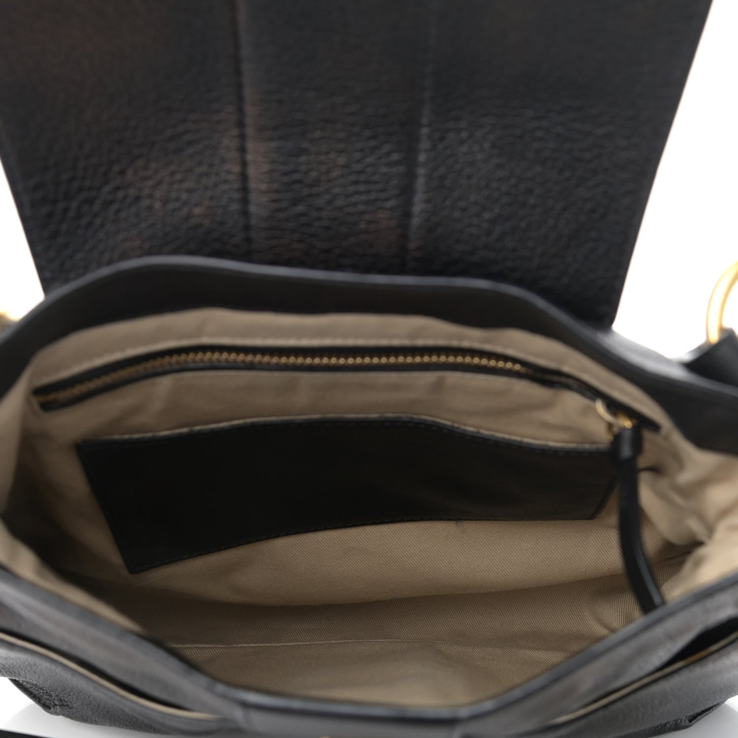 Chloe Grained Lambskin Calfskin Medium Lexa Shoulder Bag Black 5 of 12
