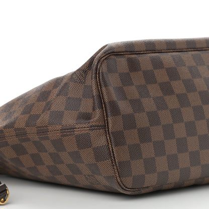 Louis Vuitton Damier Ebene Neo Neverfull MM Rose Ballerine 9 of 11
