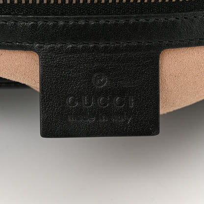 Gucci Calfskin Matelasse Small GG Marmont Shoulder Bag Black 6 of 10