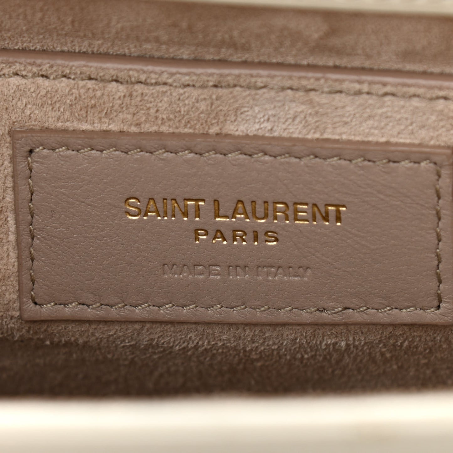 Smooth Calfskin Medium Monogram Sunset Satchel Blanc Vintage