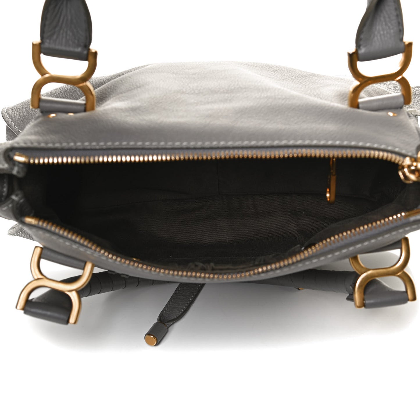 Calfskin Medium Marcie Satchel Cashmere Grey