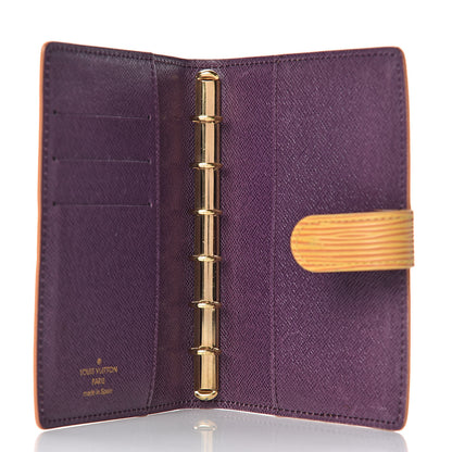 Louis Vuitton Epi Small Ring Agenda Cover Tassil 5 of 9