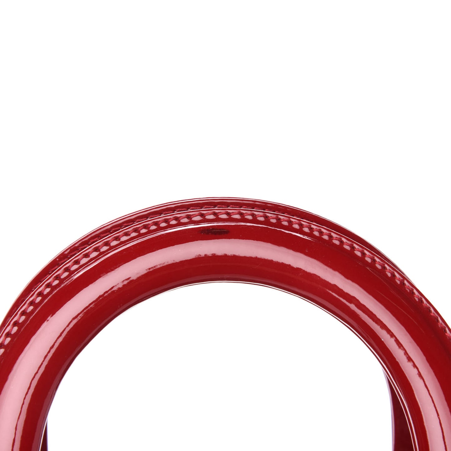 Patent Cannage Medium Lady Dior Red