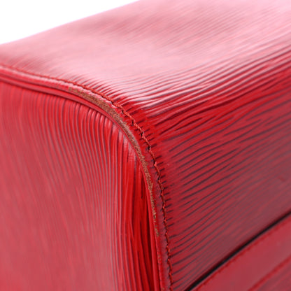 Louis Vuitton Epi Speedy 25 Castillan Red 10 of 17