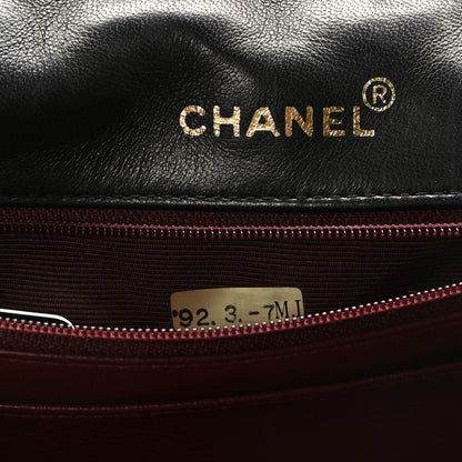 Chanel Lambskin Quilted Medium Single Flap Black 6 of 9