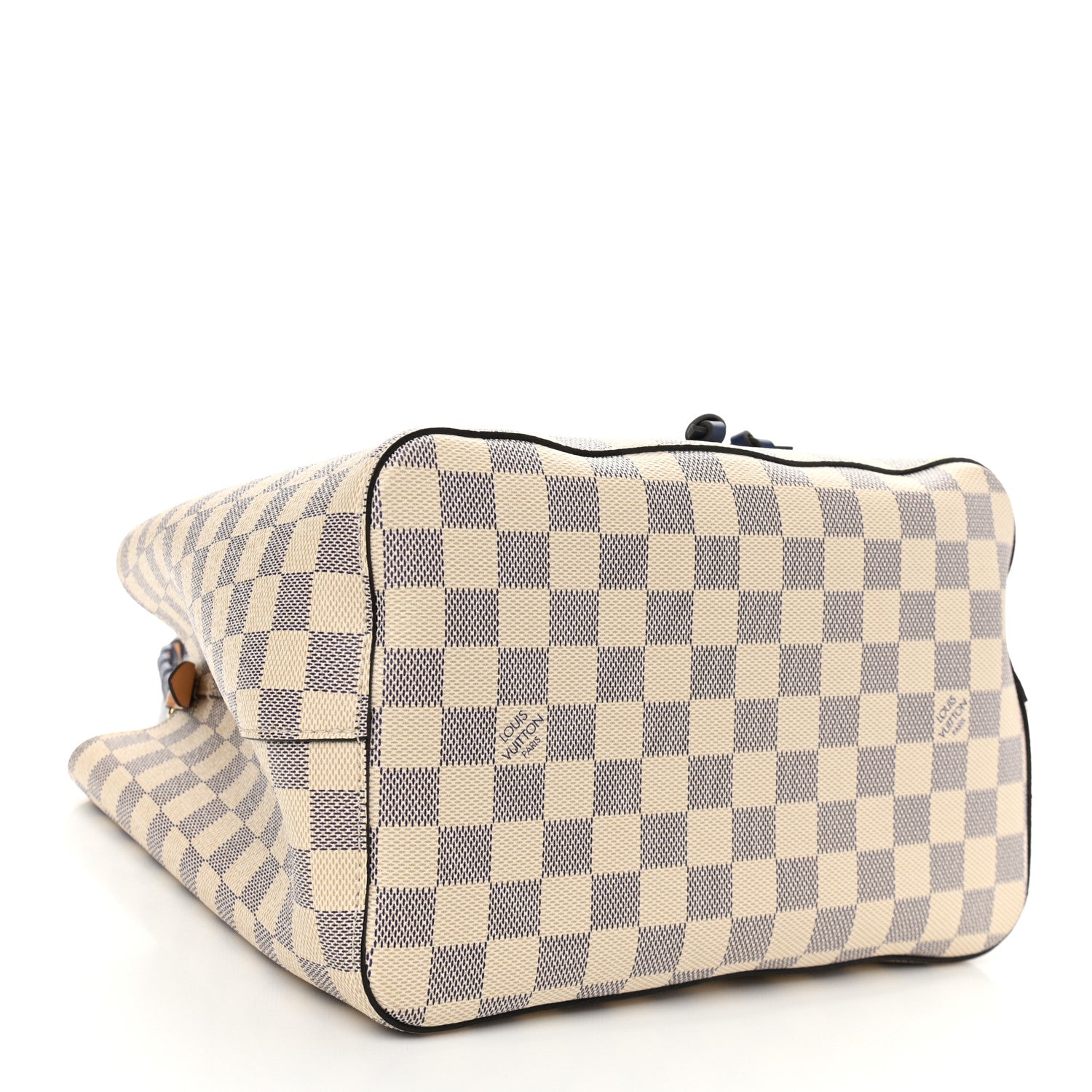 Louis Vuitton Damier Azur Braided Neonoe MM Blue 4 of 12