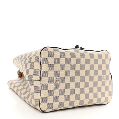 Louis Vuitton Damier Azur Braided Neonoe MM Blue 4 of 12