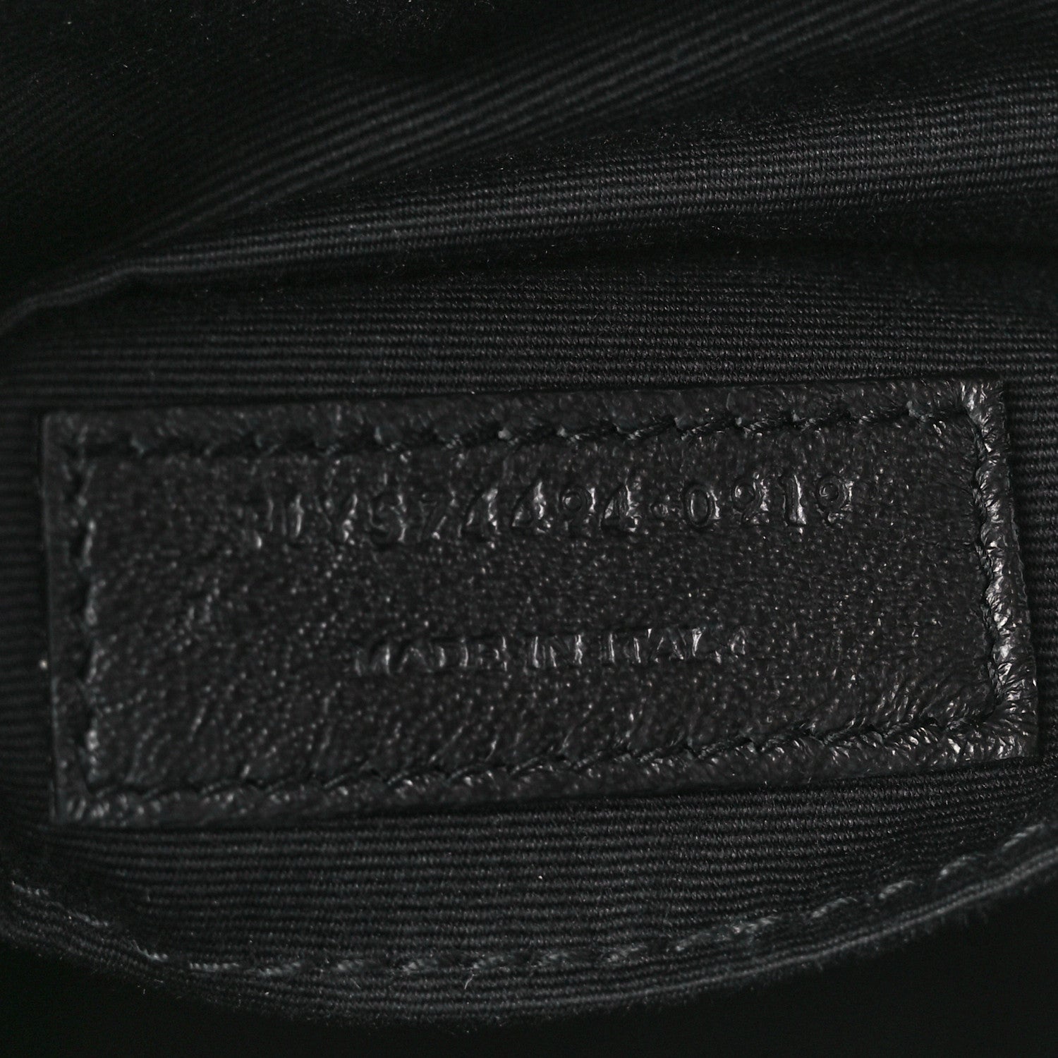 Saint Laurent Calfskin Matelasse Monogram Lou Camera Bag Black 7 of 12