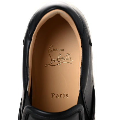 Christian Louboutin Calfskin Masteraltissima Flat Sneakers 40.5 Black 7 of 8