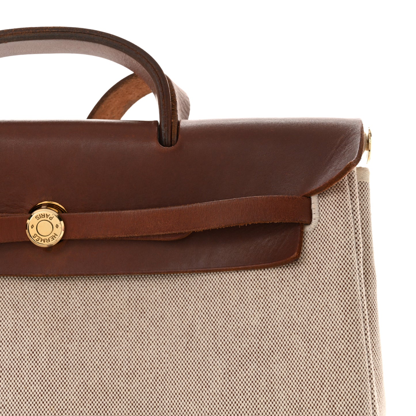 Toile Vache Calfskin Herbag 39 Natural Havane