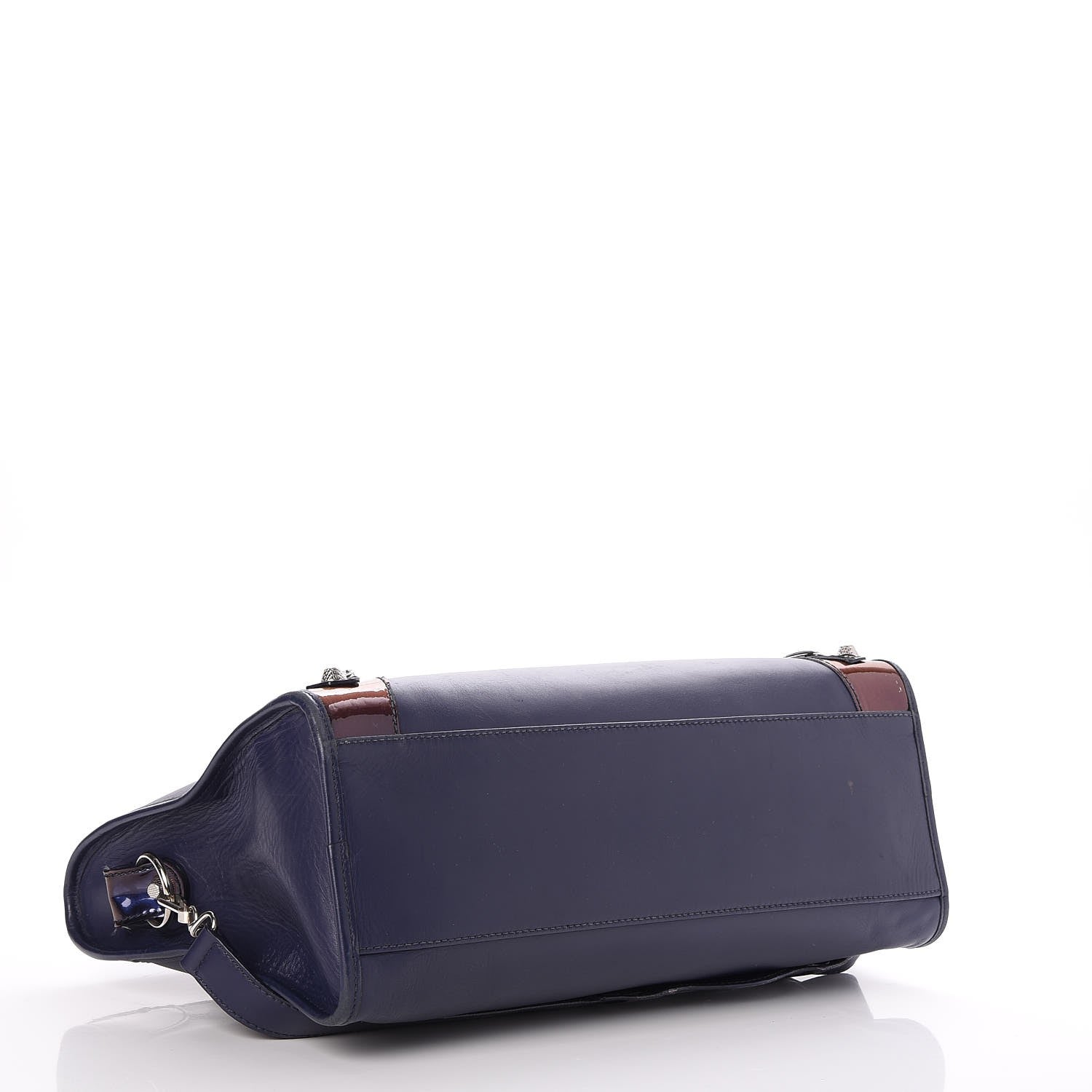 Balenciaga Smooth Calfskin Metallic Patent Giant 12 Silver Hardware City Ultraviolet 3 of 15