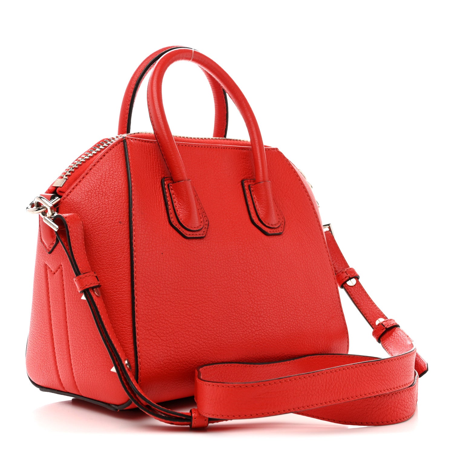 Givenchy Sugar Goatskin Mini Antigona Pop Red 2 of 11