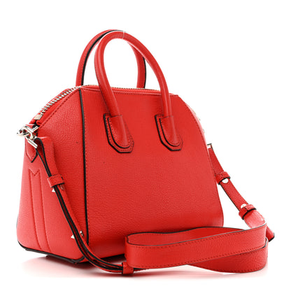 Givenchy Sugar Goatskin Mini Antigona Pop Red 2 of 11