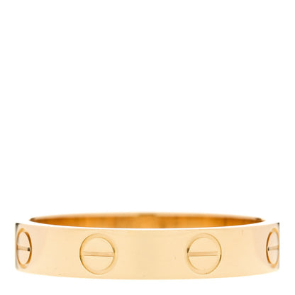 Cartier 18K Yellow Gold 3.5mm LOVE Wedding Band Ring 54 6.75 3 of 5