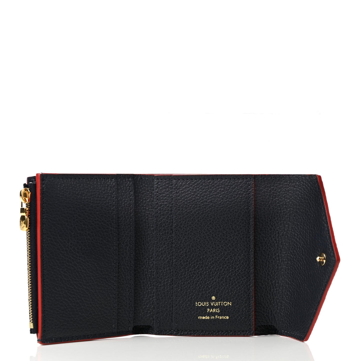 Empreinte Zoe Wallet Marine Rouge